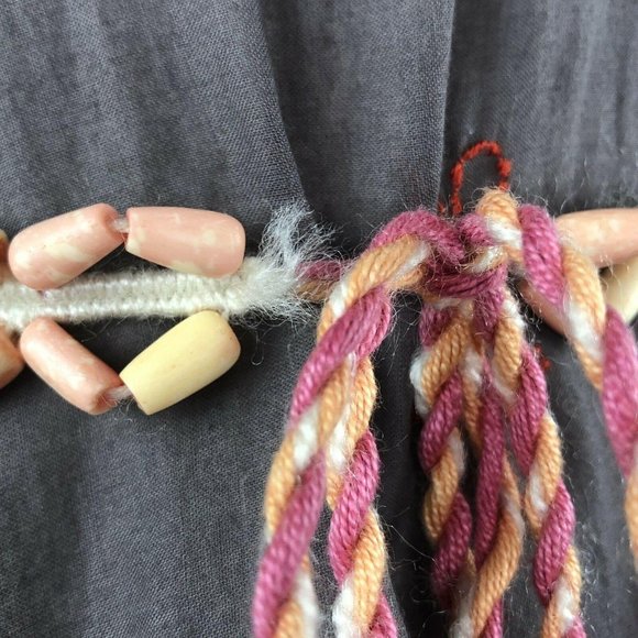 Free People Beaded Embllished Sequin Embroidered M - Picture 12 of 12